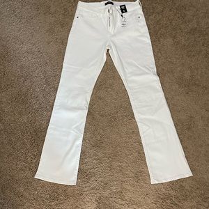 Express Barely Boot Mid Rise Jeans